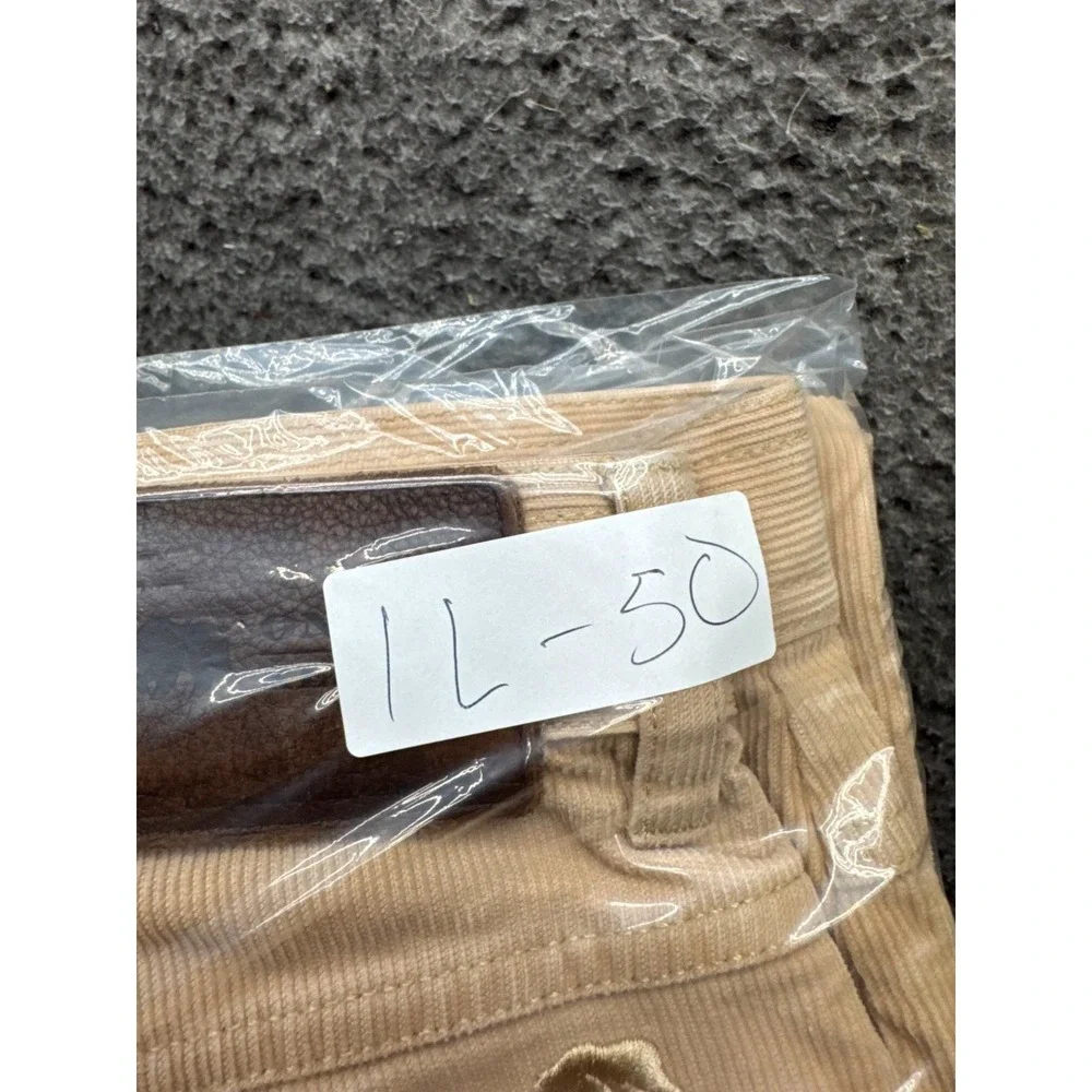 Onward Reserve Corduroy Five Pocket Straight Leg Pants Tan Mens Size 30 x 30